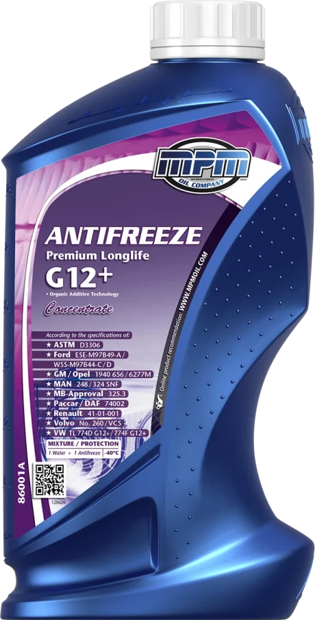 86000A • Antifreeze Premium Longlife G12+ Concentrate | Products | MPM Oil